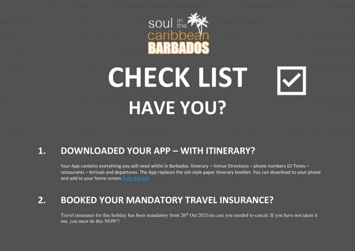CHECK LIST 29TH SEPT-1